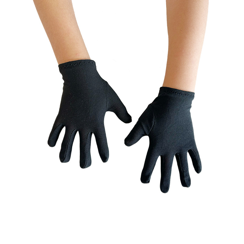 Guantes de Etiqueta para Niños, Guantes de Actuación para Bodas, Negros, Blancos, Coloridos, Mate, Elásticos, Guantes de Mujer, Guantes de Baile