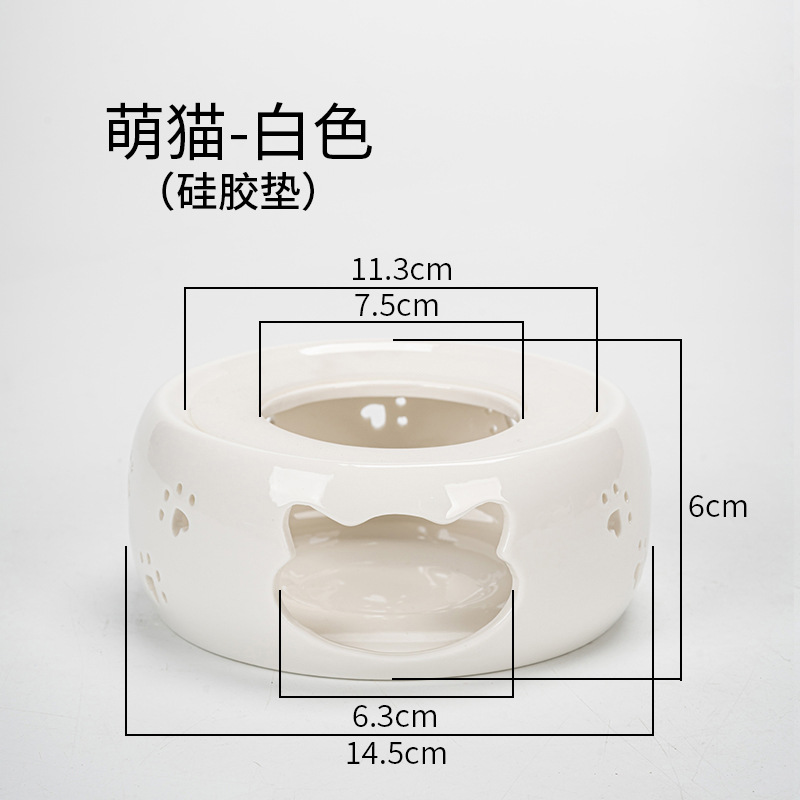 Directo de fábrica de té de la vela calentador de cerámica de la preservación del calor del hogar calefacción calentador de té restaurante Hotel calentador de té