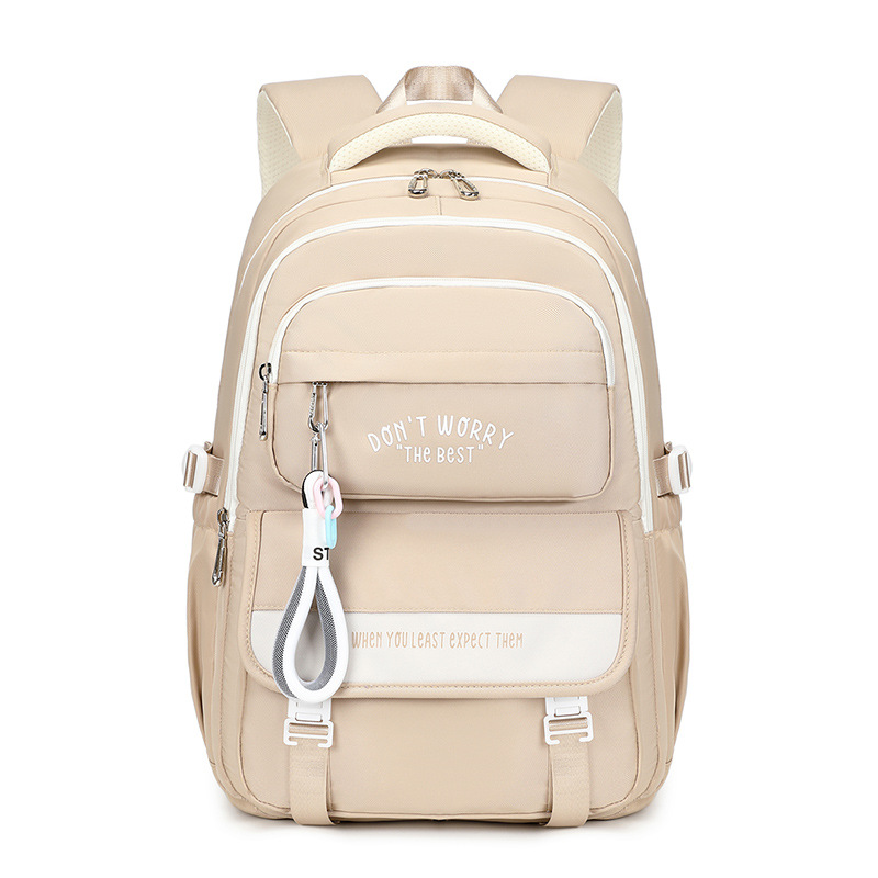 Nueva mochila para estudiantes de secundaria, mochila para estudiantes universitarios liviana de viaje de gran capacidad para mujeres, mochila para estudiantes de secundaria informal y simple