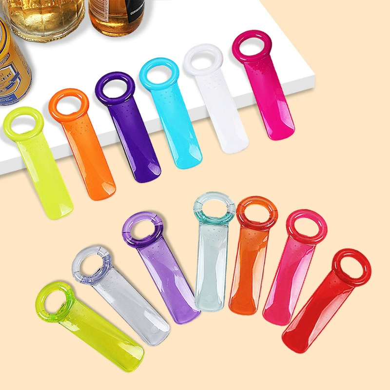 Пластиковый открывалка для бутылок Многофункциональный открывалка для пива Отвертка для пива Пластиковый цветной открыватель для бутылок ручной противоскользящий крышка