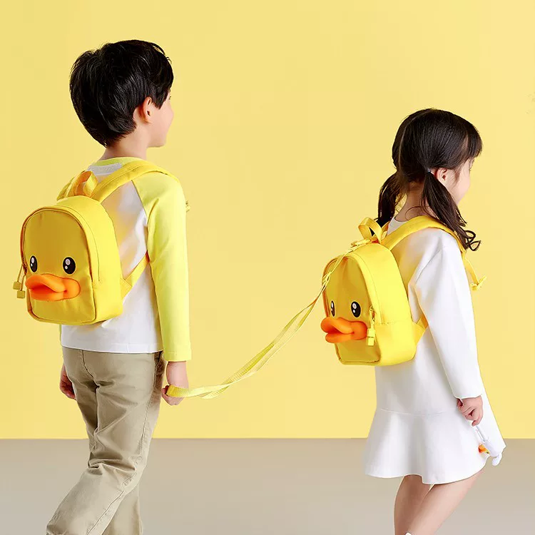 Рюкзак для детей B.Duck школьный для детского сада, детский дизайн 3D утка, легкий и забавный