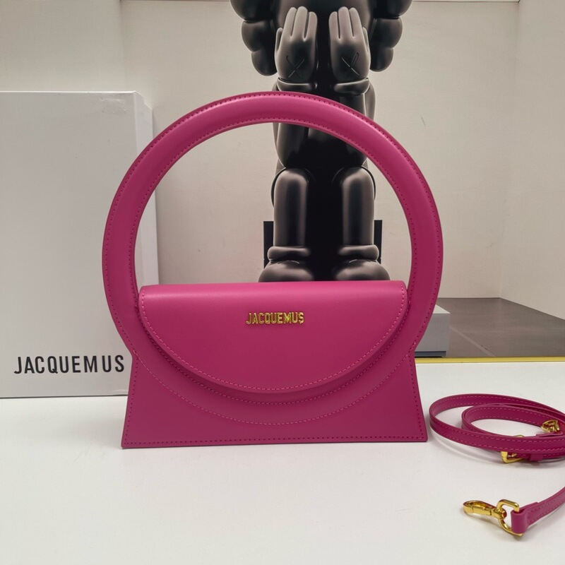 Jacquemus Small Fresh and Stylish Simple Pure Color Satchel Crossbody Shoulder New Niche Versatile Korean Style Women's Bag