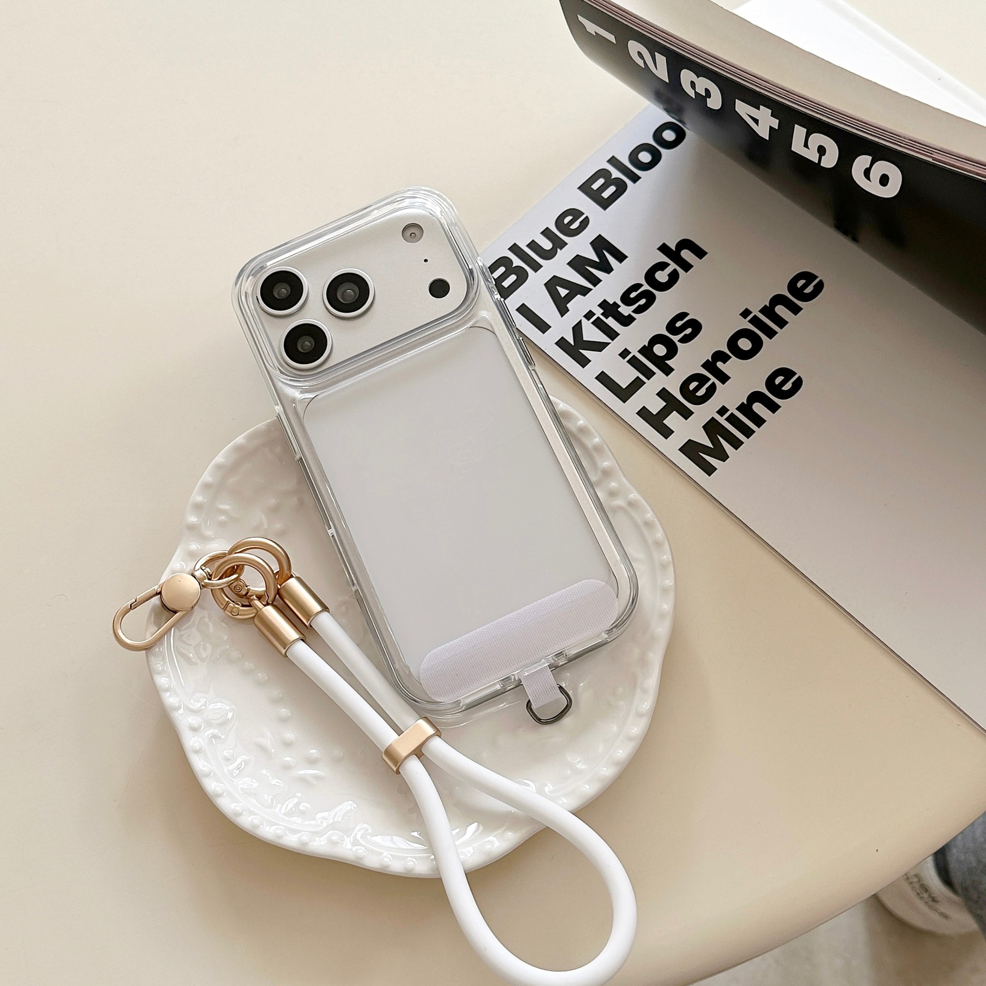 Silicone líquido de color sólido caso de teléfono móvil cuerdas móviles para mujeres pulsera anti-perdida ajustable de alto nivel cuerdas móviles para mujeres