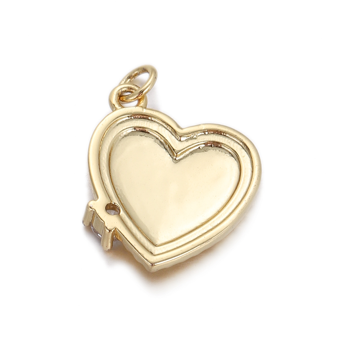 20g Weight Pendant, Chain Jewelry Making Type Copper Chain Material 1 Piece Quantity Holiday, Daily Occasion Copper Material Letter, Heart Shape Pattern Unisex Gender Plating Design Simple Style Style 1 Piece Copper Letter Heart Shape Pendant Chain 24