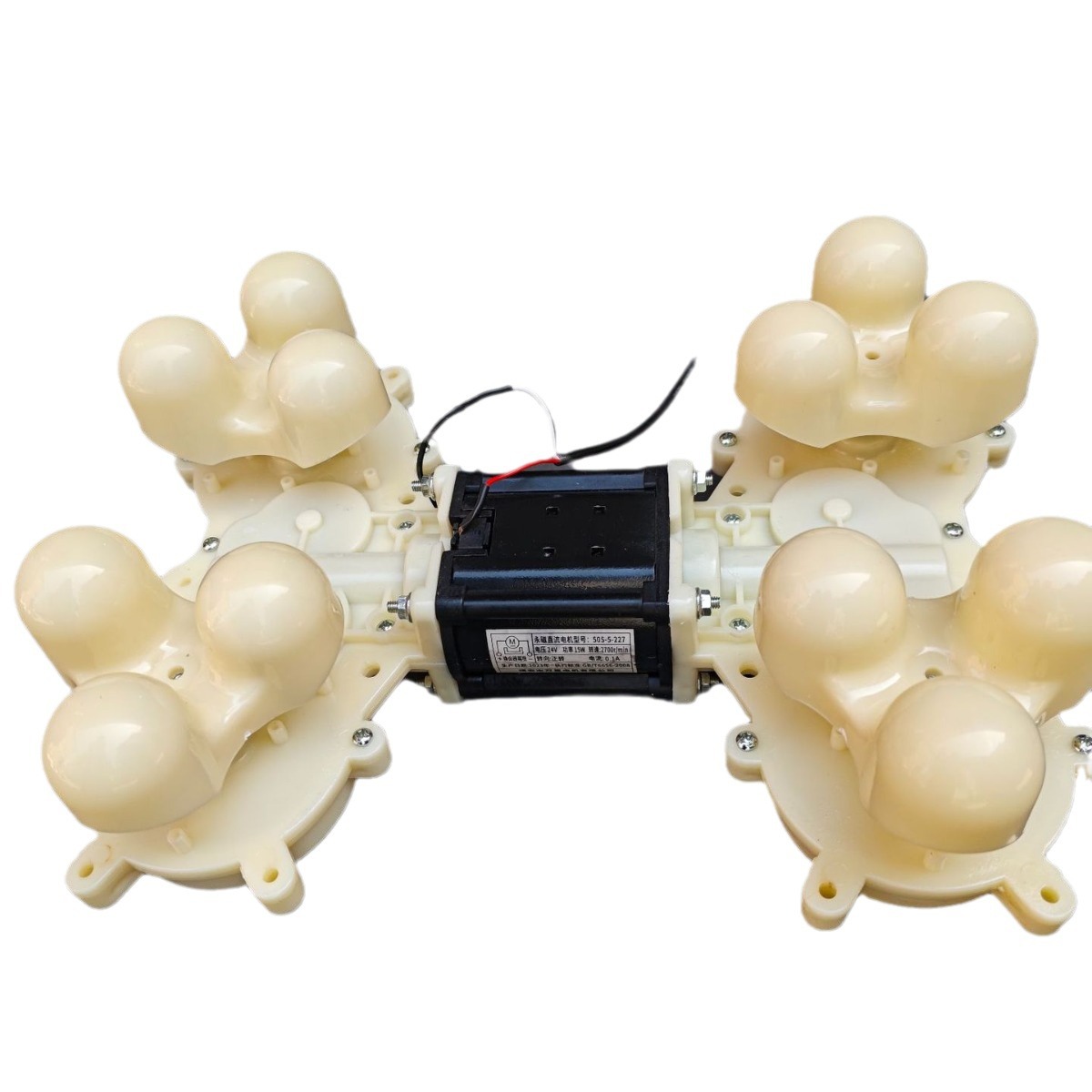 福建厂家直供按摩器机芯八推按摩椅头部机芯 OMJ-BT-200四头 24V