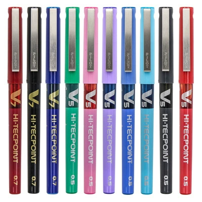 Новый японский PILOT Baile BX-V5 Прямой одинокий нейтральный перо V7 классика письмовPen 12 цветов