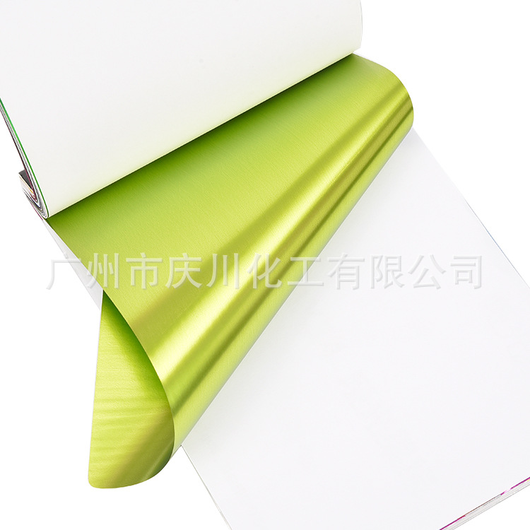金绿色PVC镀铝膜卷材 PVC电镀胶片 全新硬质 各种规格