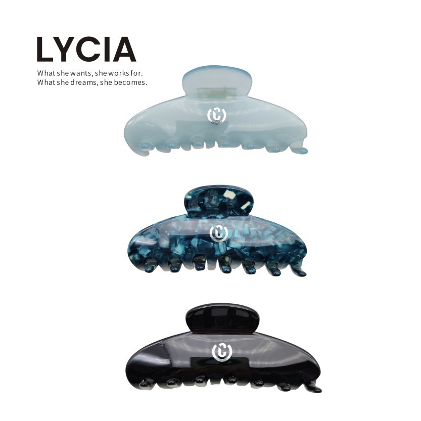 Lin Xi Seaside Hair Accessories, High-End Luxury Acetate Hair Clips, Shark Clips, Versatile Large Claw Clips Wholesale