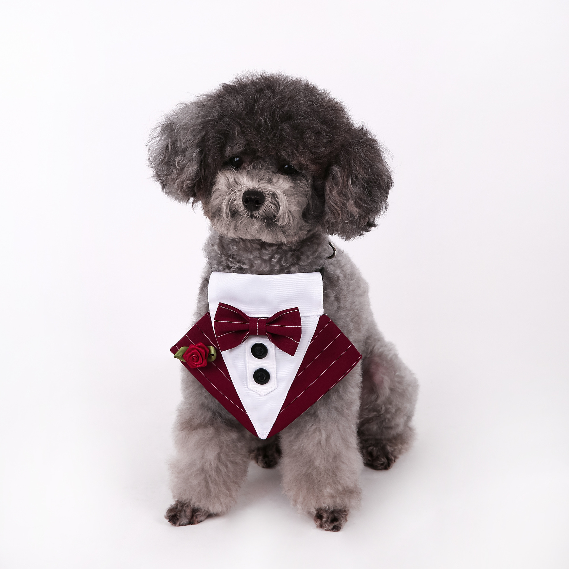 Navidad Año Nuevo transfronterizo nuevo estilo británico trajes de boda toallas de boda toallas de triángulo bufandas para mascotas