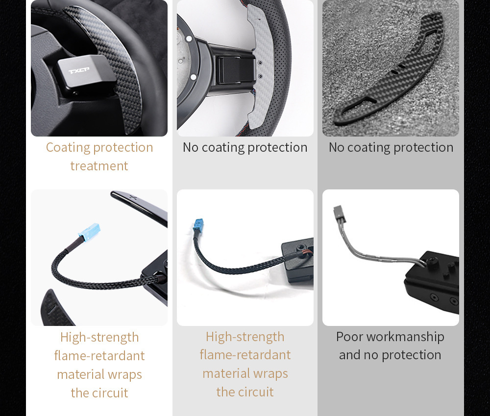 Suitable for Bmw 1~7 Series F/G Chassis X1X2X3X4X5X6X7M2M3M4 Carbon Fiber Magnetic Shift Paddles