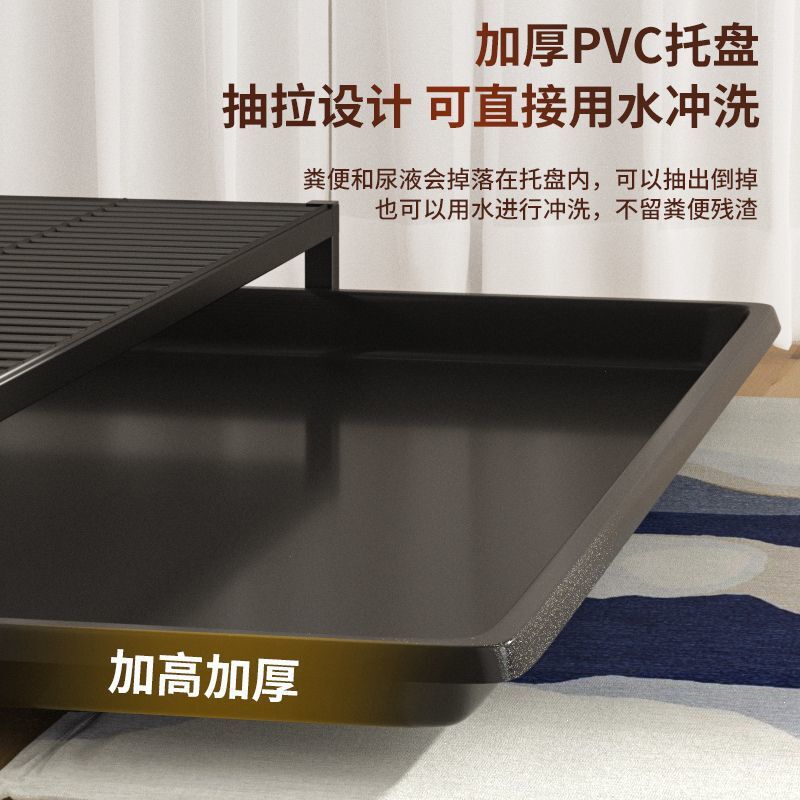 狗厕所抽屉式大型犬大中小型可冲水一体式宠物便盆尿盆特大号跨境|undefined