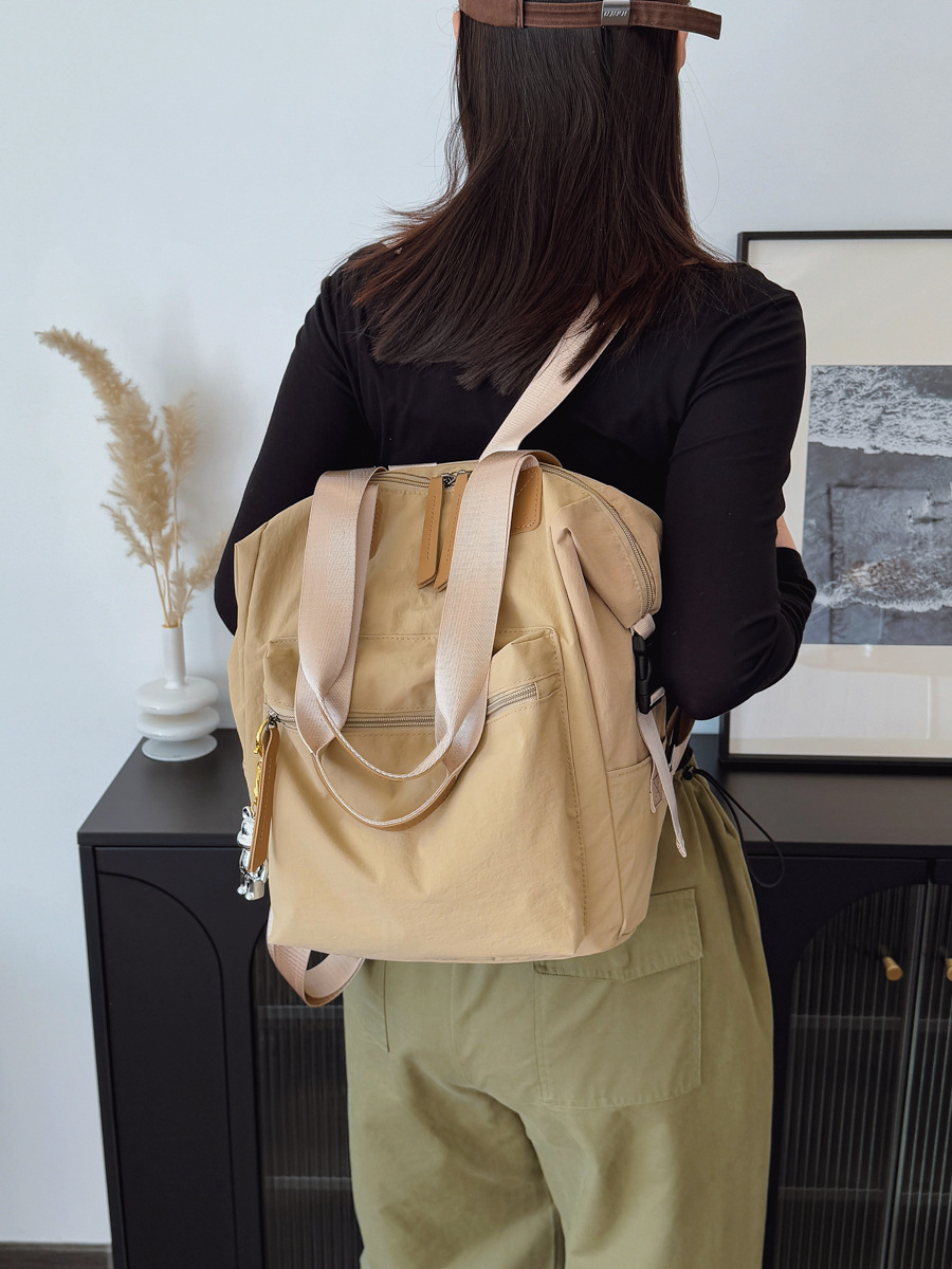 Bolsa de mano de gran capacidad 2025, nueva mochila de moda japonesa, mochila de hombro de estudiantes universitarios, mochila ligera, moda