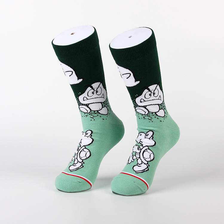 Cartoon Game Mario Mary Kid Casual Sports Jacquard Women's Cotton Couple Mid-Socks Men's Fashionable Socks Long Socks Cartoon Game Mario Mary Kid Casual Sports Jacquard Women's Cotton Couple Mid-Socks Men's Fashionable Socks Long Socks