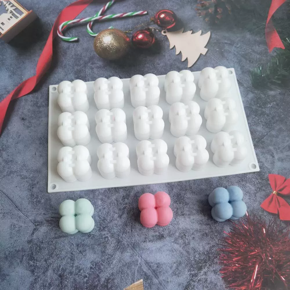Acrylic Rubik's cube, compact silicone mold, ice cream