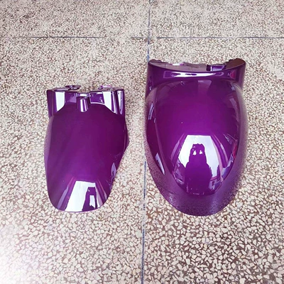 Motorcycle Fender — Suitable for the front fender of - royal-purple-small-turtle-king-front-mud-panel-comes-with-installation-screws