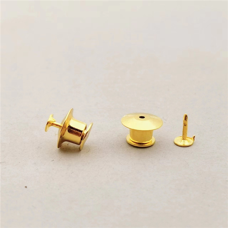 Pecho pin hebilla espina traje de goma hebilla de metal mariposa hebilla insignia pin accesorios DIY material ropa