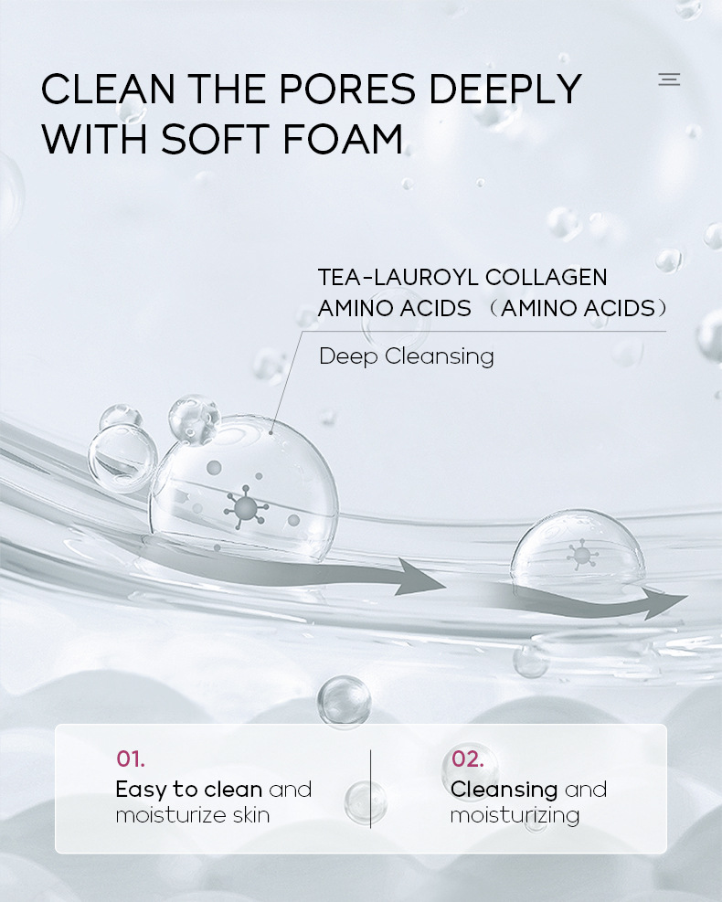LAIKOU Niacinamide Facial Cleanser 80g, Facial Cleanser, Facial Cream Foam, Cleansing and skin care Cosmetics manufacturer undefined