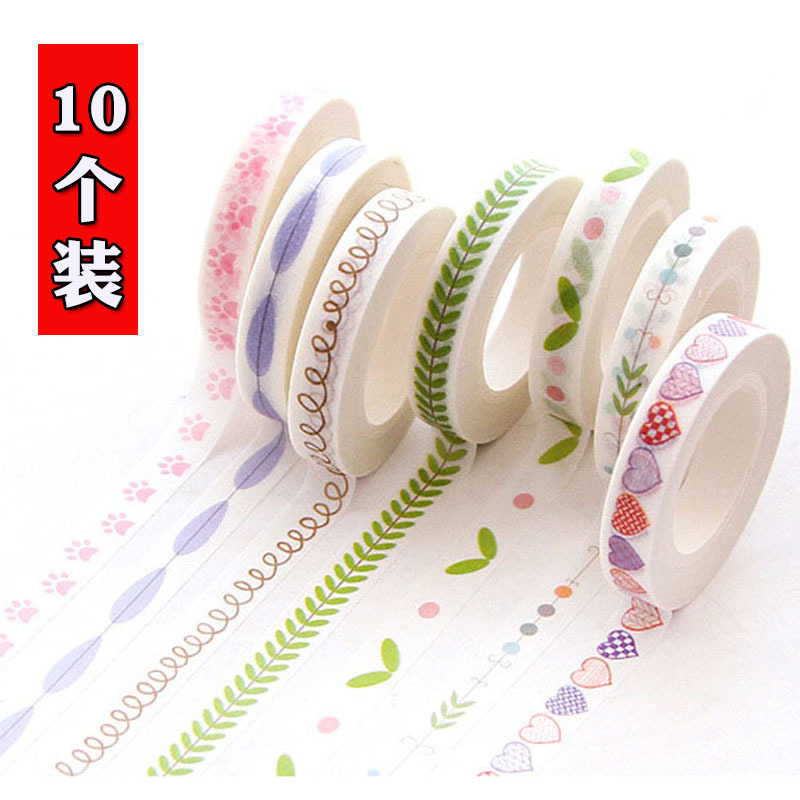 手帐分割线手账贴纸和胶带幼儿园成长档案手册相册diy手工具好看