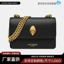 跨境轻奢蛇皮亮色女士手提袋鹰头五金装饰手提包斜挎包女士包包