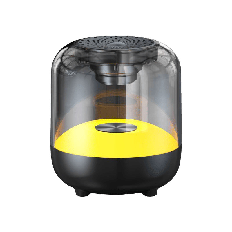 Altavoz Bluetooth inteligente, audio Bluetooth inalámbrico de alto volumen, subwoofer, luz de color portátil, fábrica de audio, una pieza al por mayor