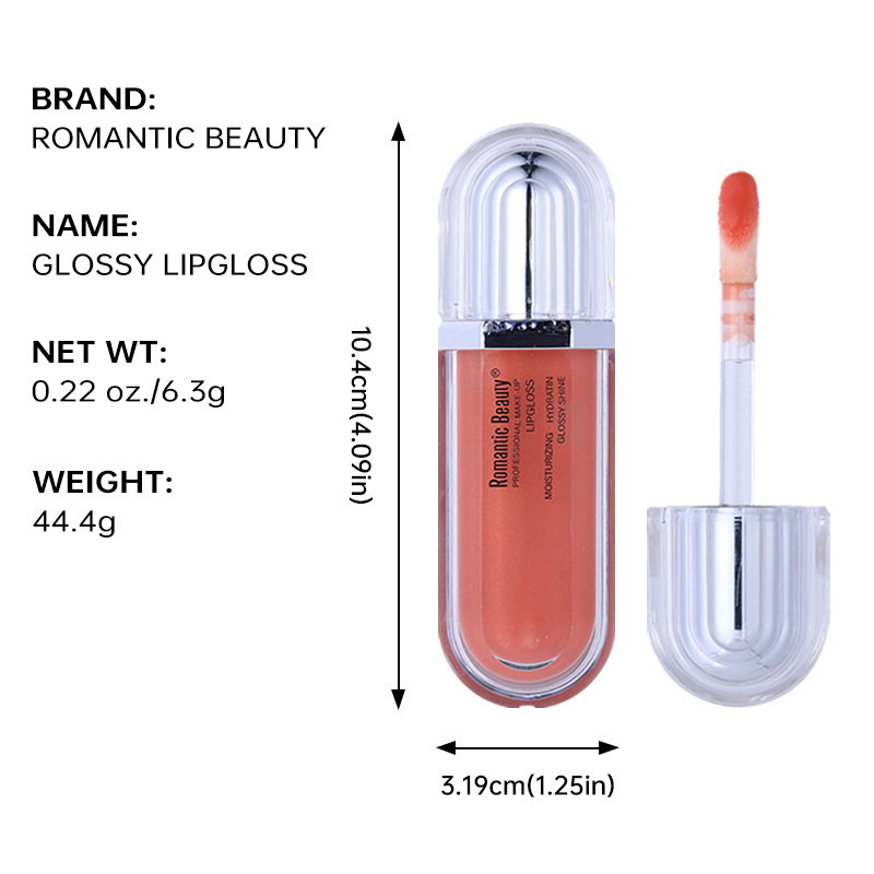 Esmalte labial perla transfronterizo espejo duradero brillo de labios líquido líquido líquido de color no es fácil de desvanecerse maquillaje de color mujer