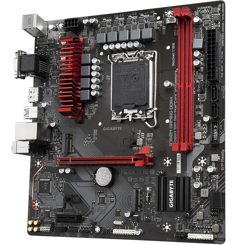 Материнская плата Magic Eagle B760M GAMING DDR4 для игр, поддержка CPU 12-го/13-го поколения (B760/LGA1700)