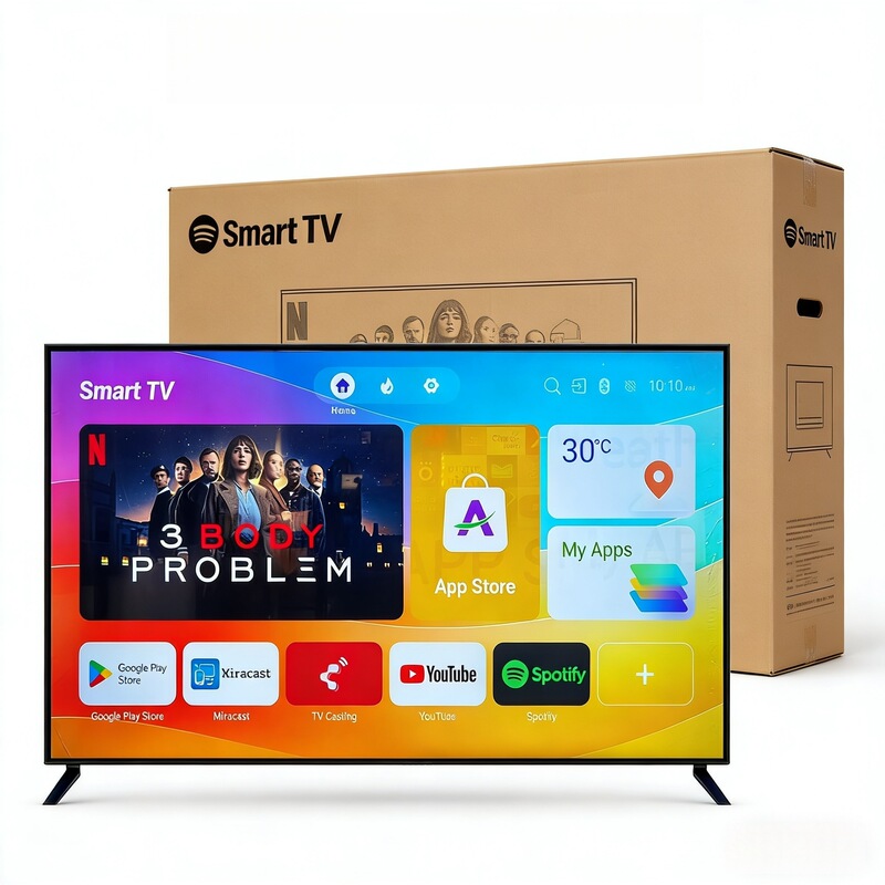 Russian Tv Smart Tv 32 43 50 55 65 75 85 100inch Cross-Border Smart Tv