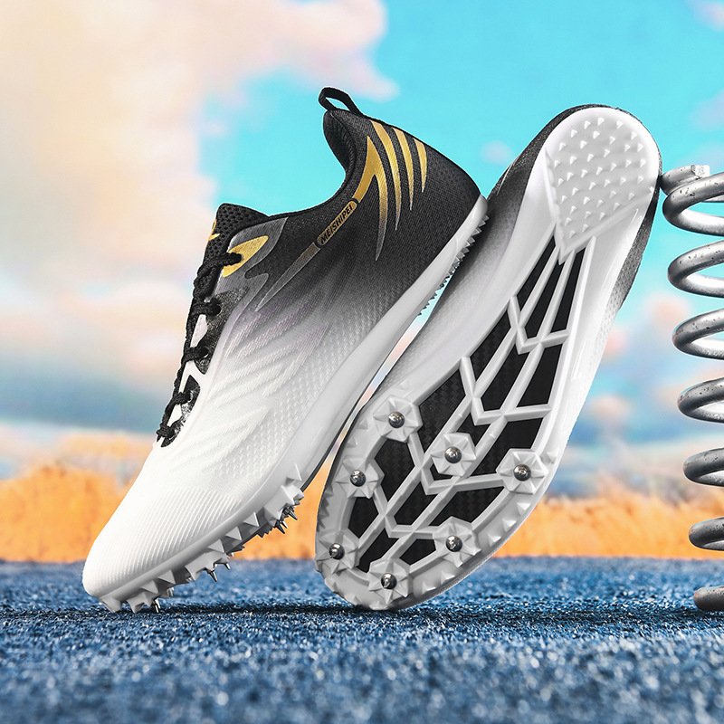 Zapatillas de Atletismo y Salto con Tacos de PU y Malla Ligero para Pistas de Atletismo