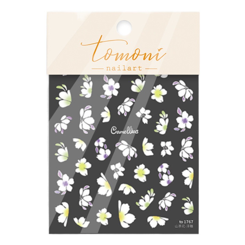 3D 5D flor lisa fresca hueco-hacia fuera pegatinas de fototerapia avanzada tomoni celebridad en línea primavera y verano