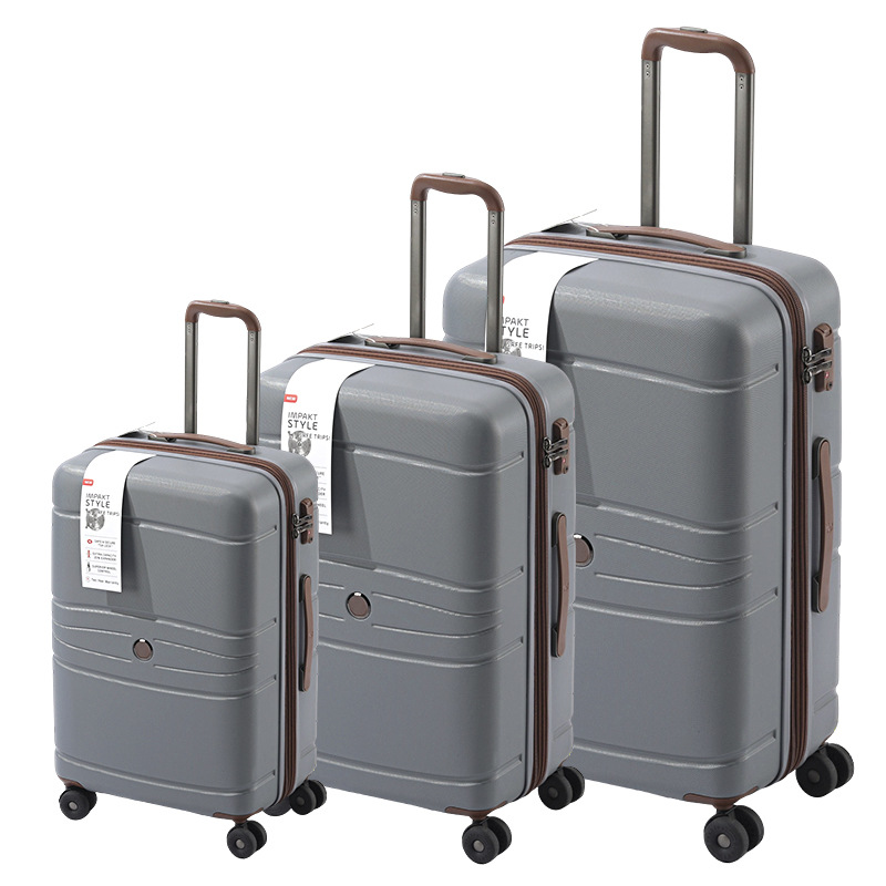 Rolling Suitcase Set 3 Piece Travel Luggage With Combination Lock_voghion.com