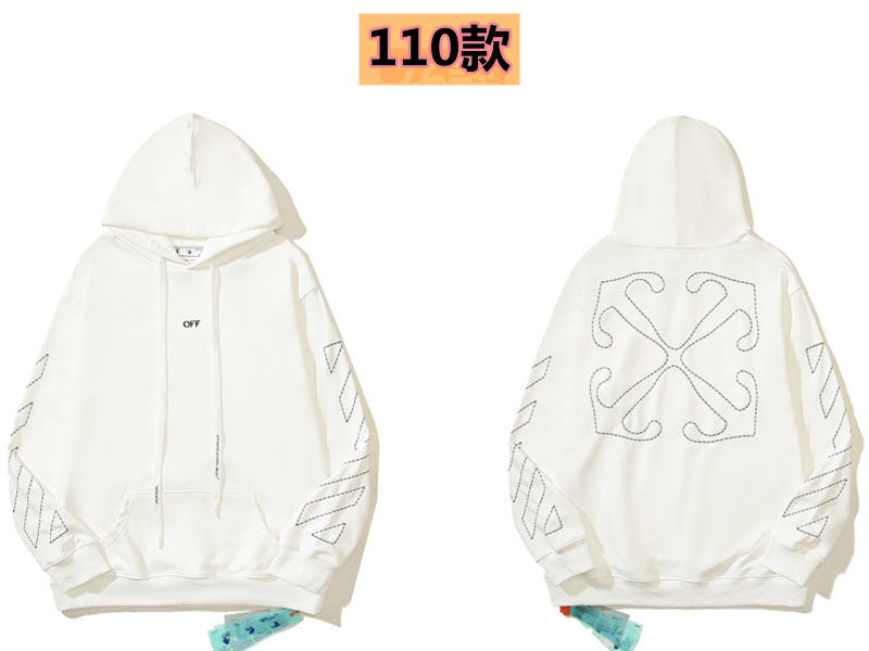 Marca de moda offwhite graffiti religioso pintura al óleo impresión de flecha hombre y mujer suelta OW pareja alta calle hoodie abrigo