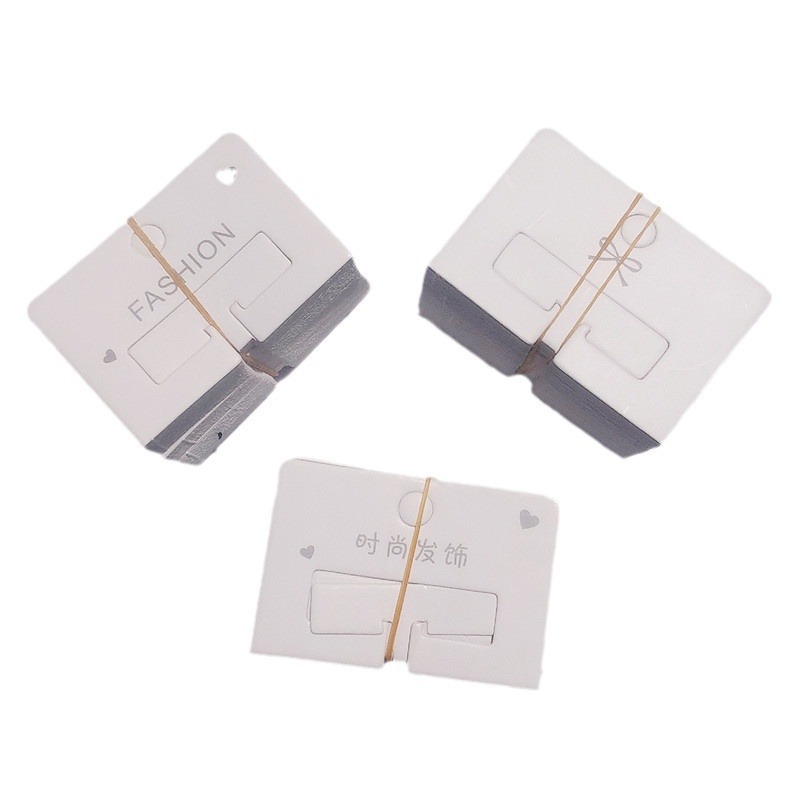 4 * 6 cm agarrar tarjeta de clip de papel adultos niños joyería tarjeta de clip de cabello tarjeta de embalaje de tarjeta colgante