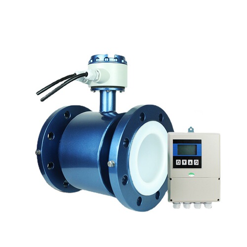 Factory supply sectional electromagnetic flow meter for strong acid, strong alkali, sewage and wastewater, IP68 drinking water meter, intelligent meter