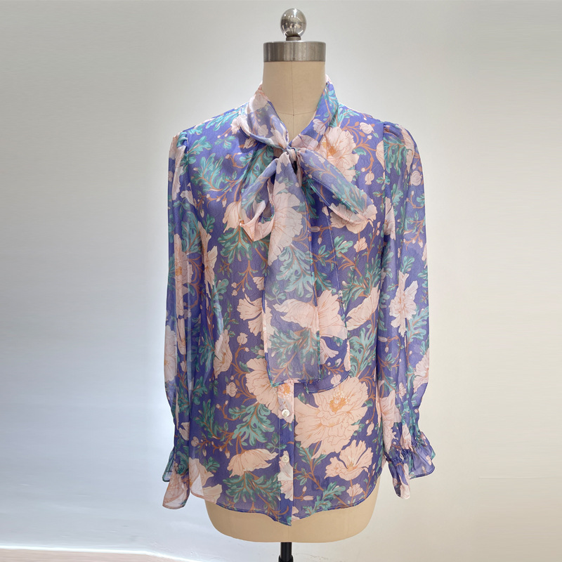 칼라 레이스 버튼-보라색 모란