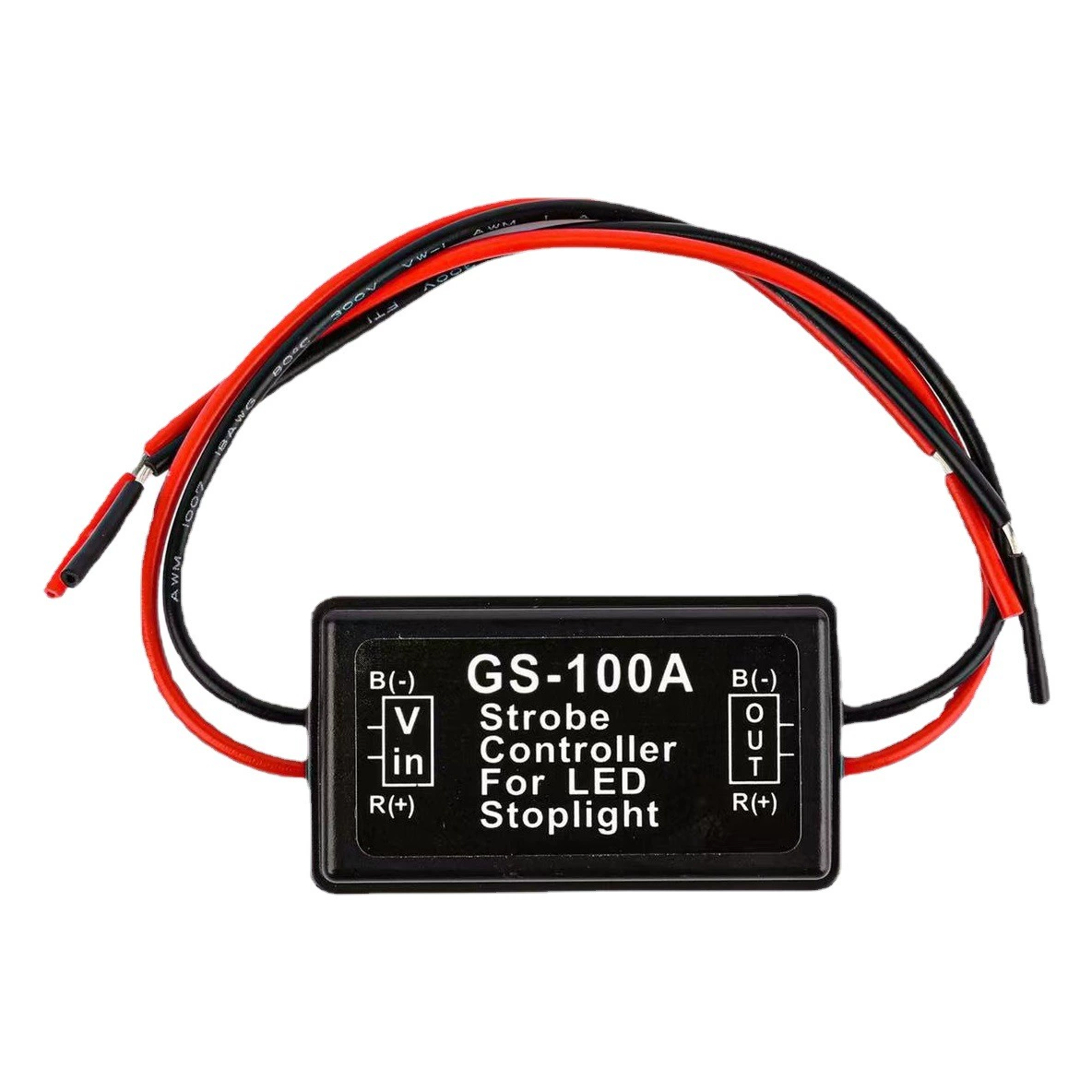 GS-100A Контроллер автомобильной лампы Высокий контроллер тормоза задний фонарь безопасности контроллер вспышки устройство
