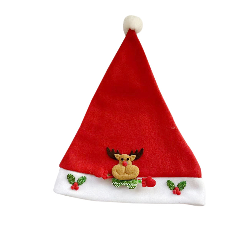 Santa Claus transfronterizo sombrero para niños decoración de Navidad sombrero de dibujos animados para adultos sombrero de dibujos animados para niños sombrero de dibujos animados para niños