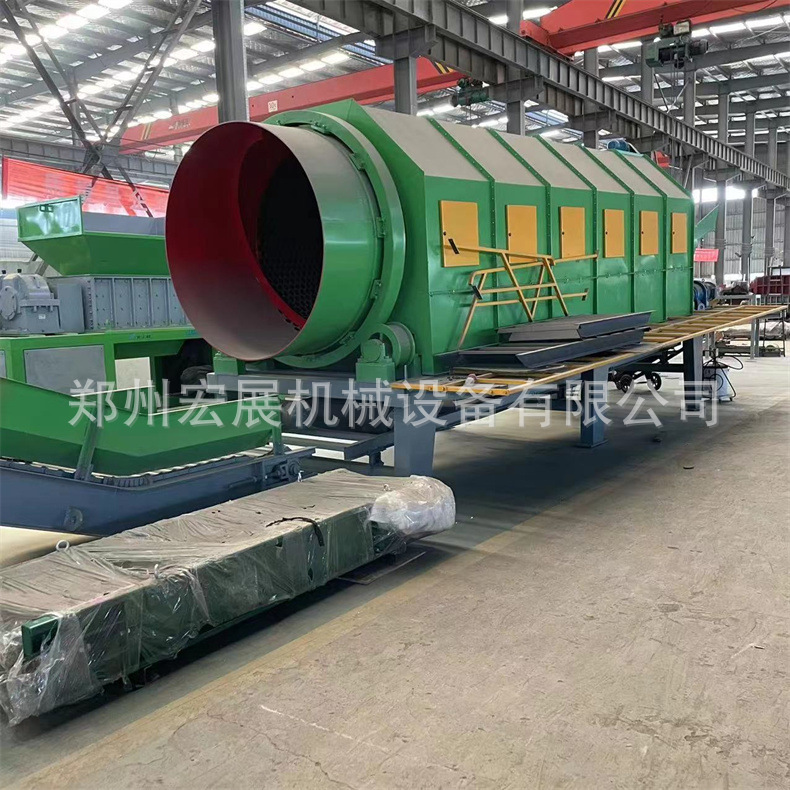 陈腐垃圾填埋垃圾分拣设备 装修垃圾分选筛分分拣生产线