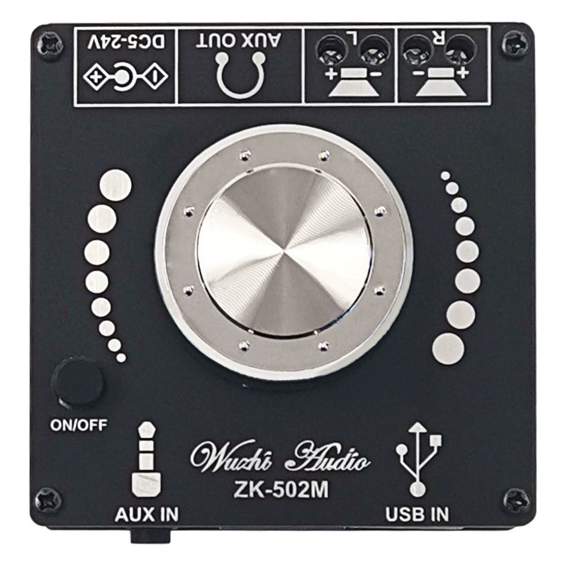 ZK-502M MINI 2,0 стерео Bluetooth Модуль платы цифрового усилителя с несколькими входами 50 Вт * 2
