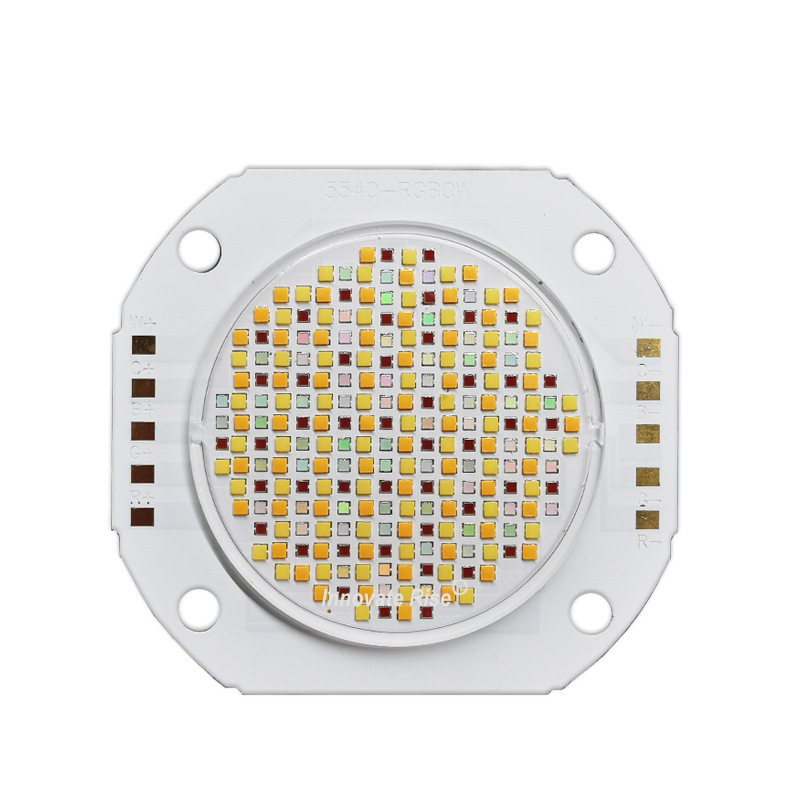 高tl ciスポットライトRGBWY光源450w高出力5色のCOB補光ライトRGBCW電球LED電球|undefined
