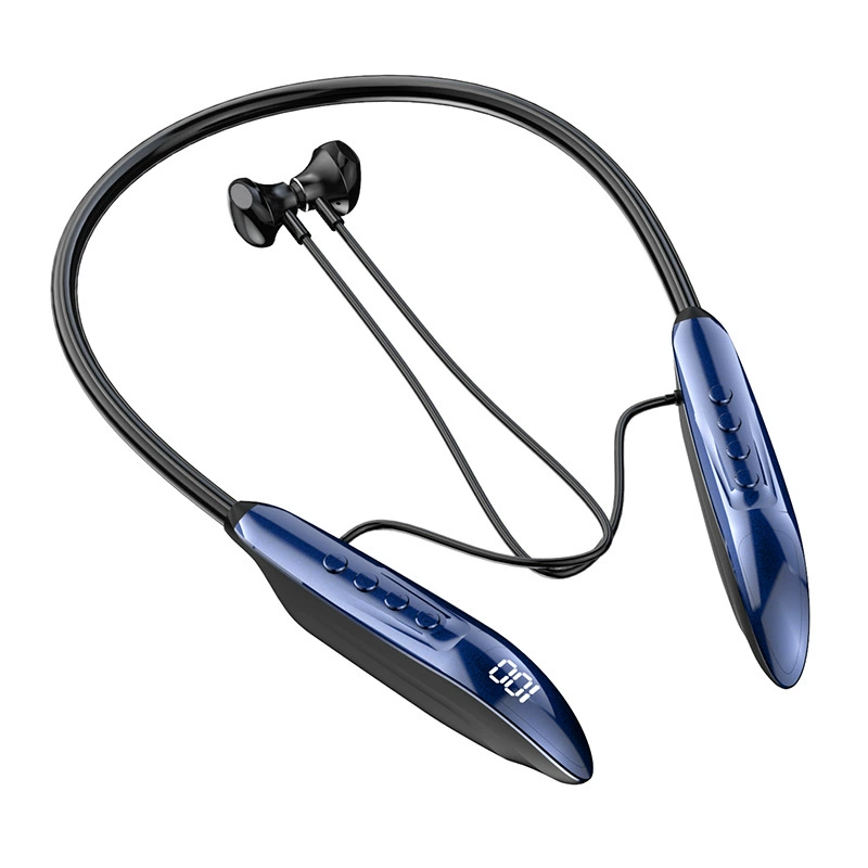 Bluetooth-наушники M518, шейный обод с цифровым LCD, Bluetooth v5.3, до 90 часов воспроизведения