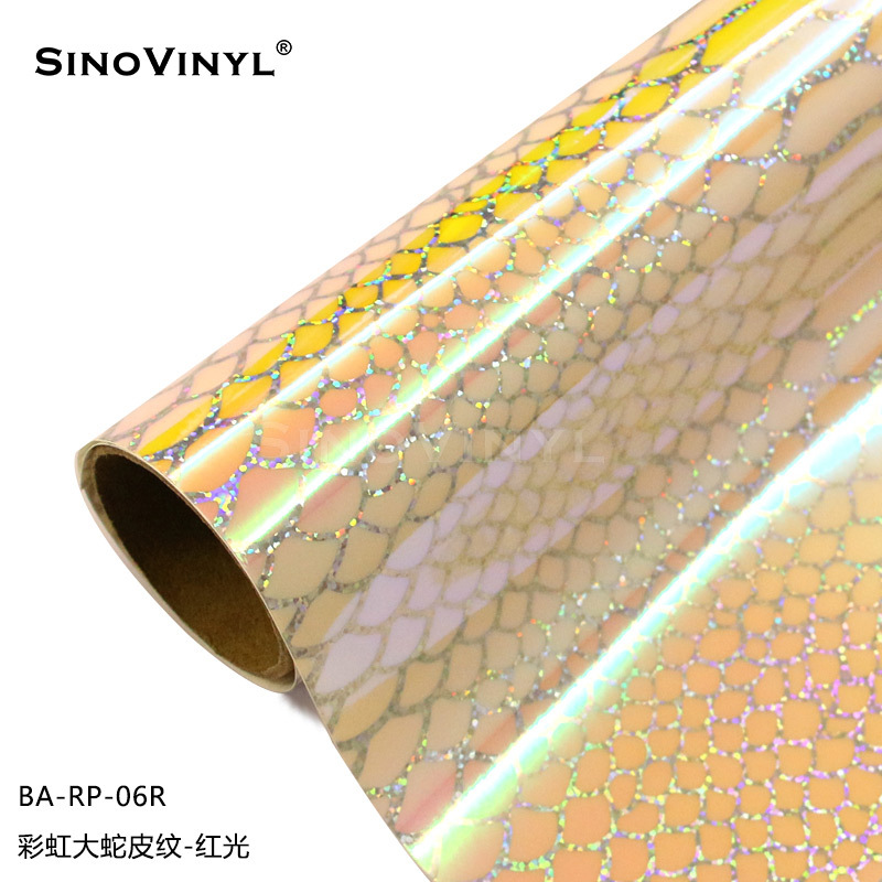 Xinlang Arco Iris patrón de grabado láser película de pared pegatinas decorativas de colores patrón de fibra de carbono adhesivo pegatinas instantáneas image 13