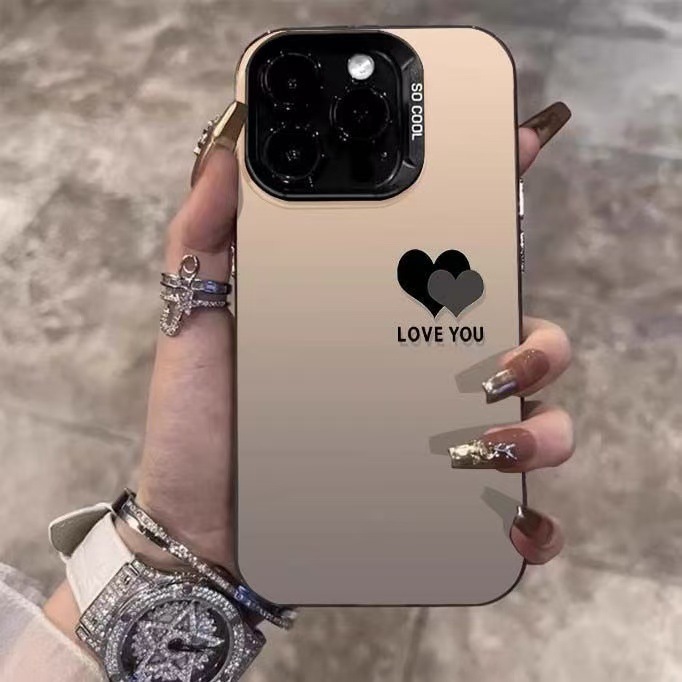 Color plateado shell-negro-marea marca doble amor adj