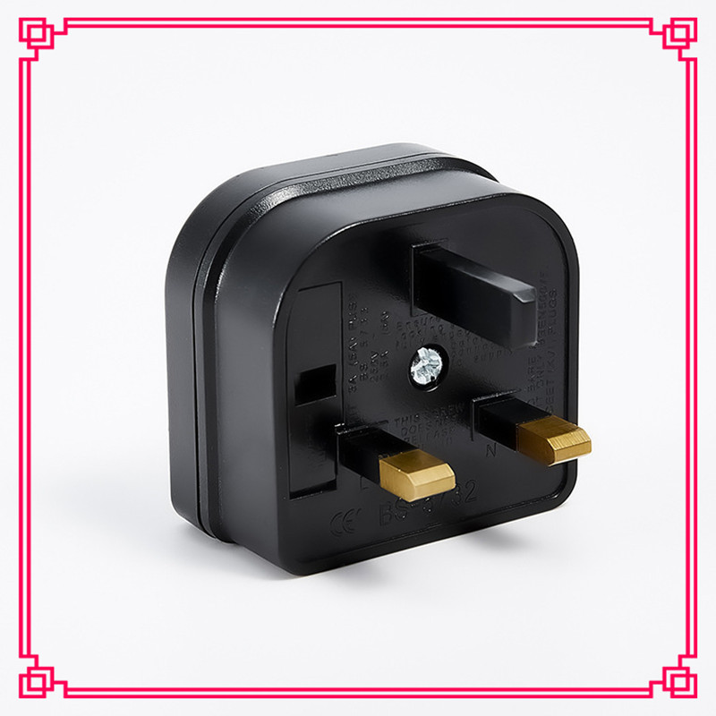 广东bs-5732英国三角插带保险丝5a3a13ace欧转英插安全认证