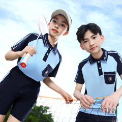 美嘉南宁市校服正版夏季冰感短袖短裤小学中学透气亲肤速干套装