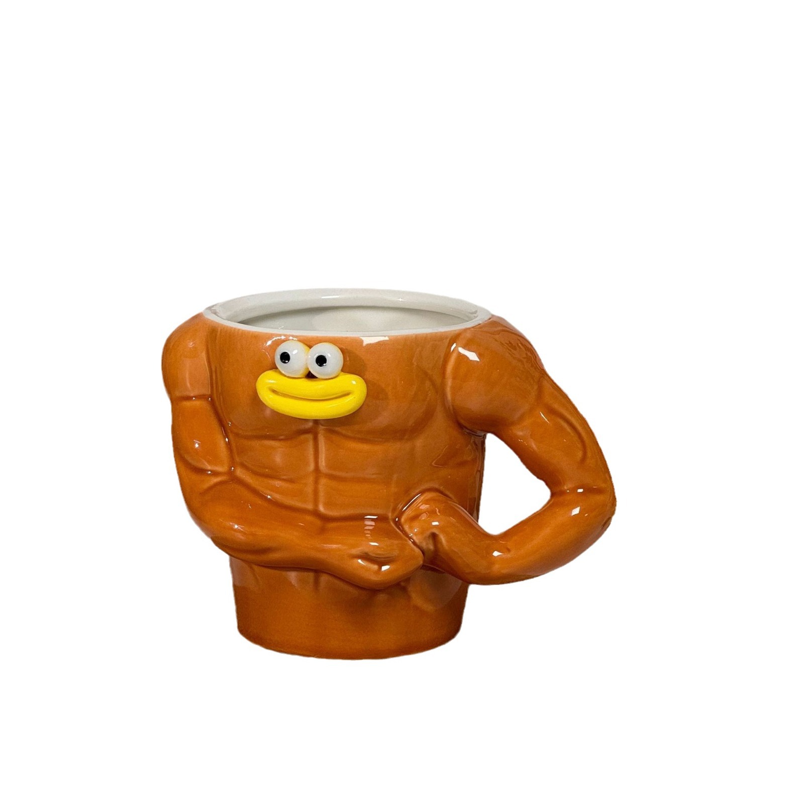 Funny Water Masculine Muscle Ceramic Coffee Tea Cup, Student Mug, Birthday Gift For Girls_voghion.com