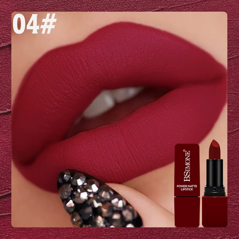 Матовая помада Silky (BSIMONE) — стойкая, не тускнеет, 3,5 г