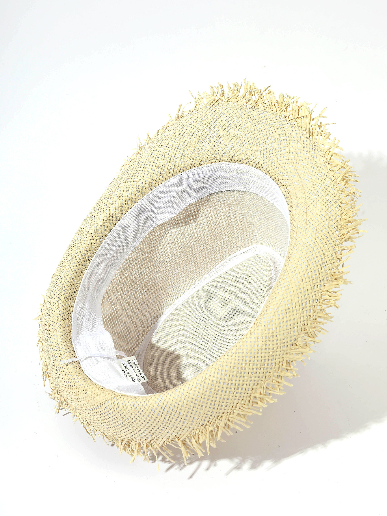 Estilo coreano transpirable sombrero superior color sólido protección solar playa sombrero viaje al aire libre Jazz sombrero retro sombrero de paja para personas de mediana edad y ancianos
