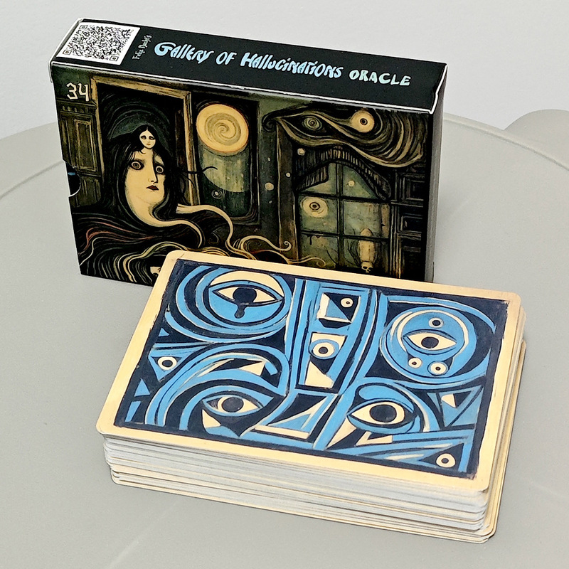 10.5*7.5cm Evil Moon Gallery Oracle Card 52