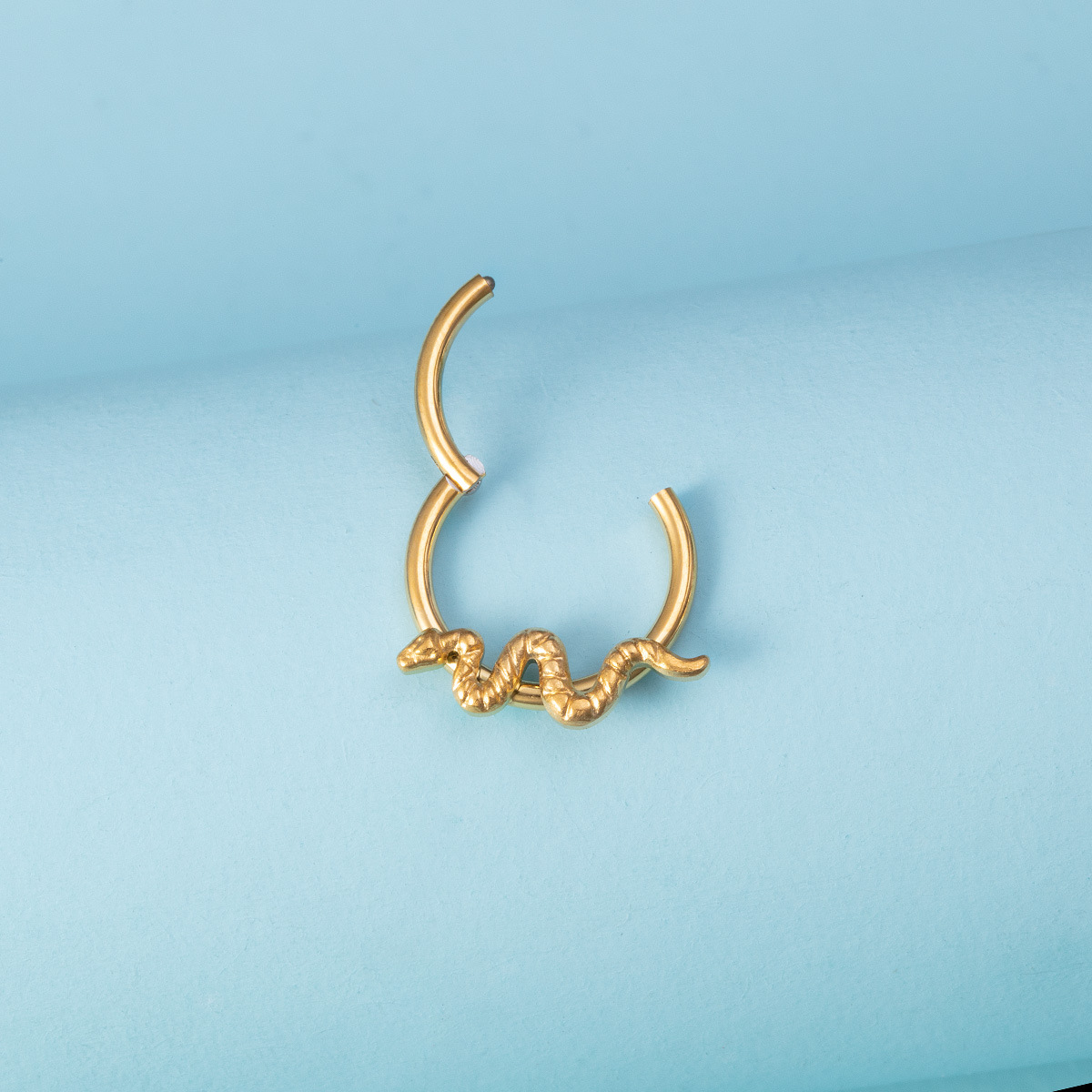 Nose Ring Classification Hip-hop Snake Stainless Steel Nose Ring In Bulk Nose Pin