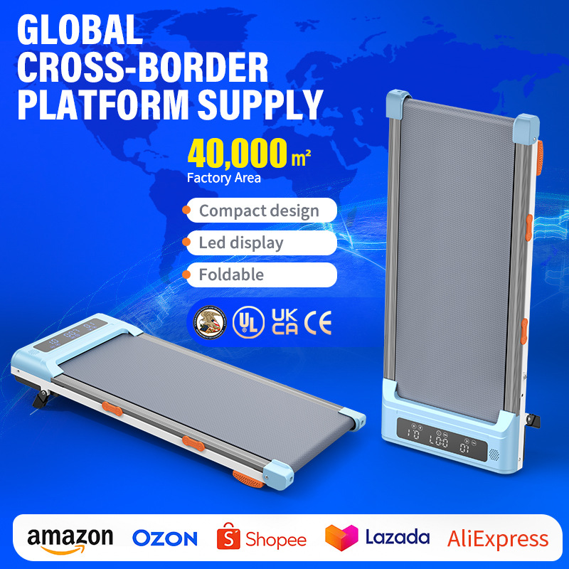 Reducción integral de grasa, máquina de caminar plana rosa, ajuste de escalada, panel inteligente, plegable con pasamanos, carrera inteligente